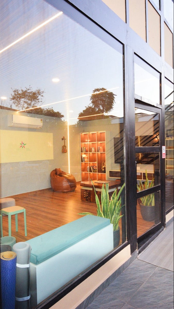 Hostel lounge
