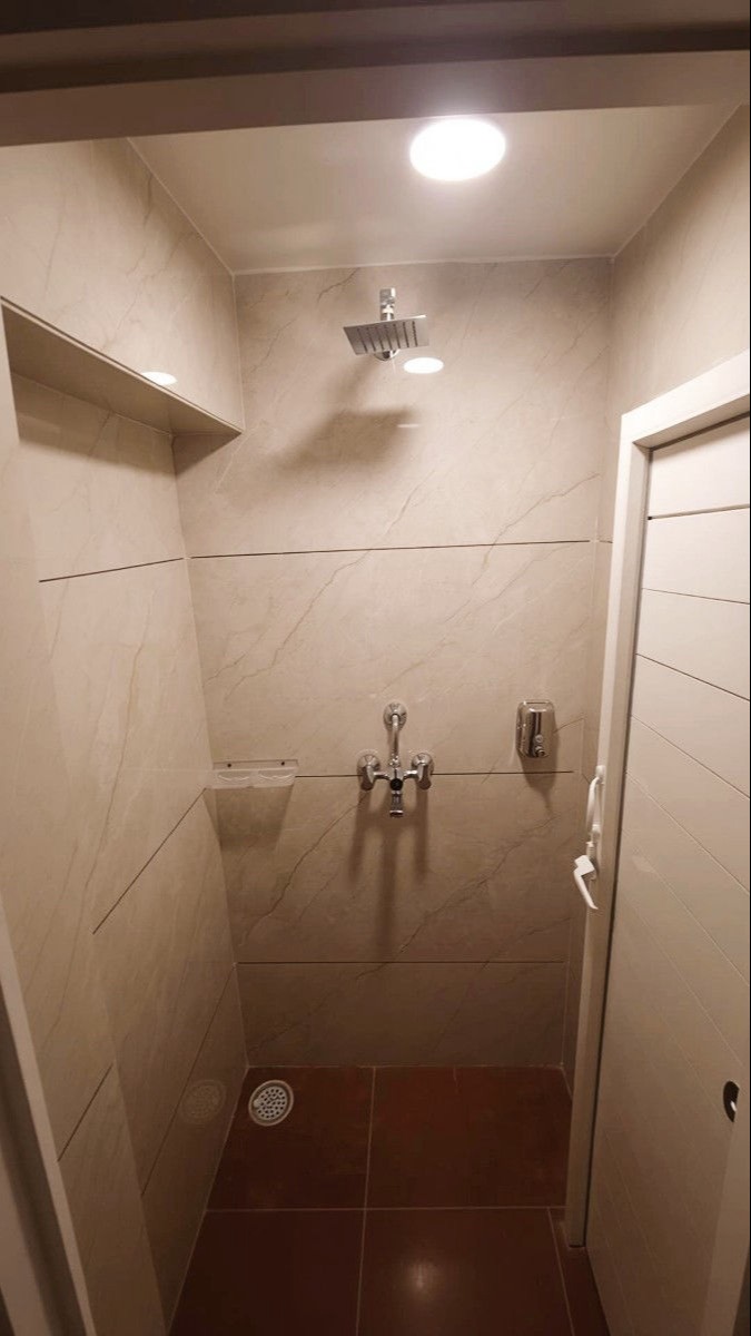 Hostel bathroom